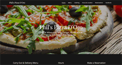 Desktop Screenshot of philspizzadoro.net